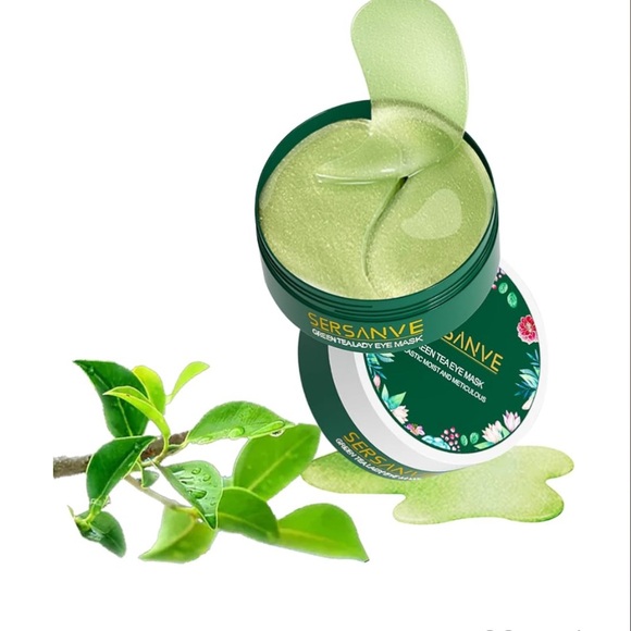 Sersanve green tea eye mask multi use soothing Anti-aging sensitive skin NWT - Picture 1 of 4